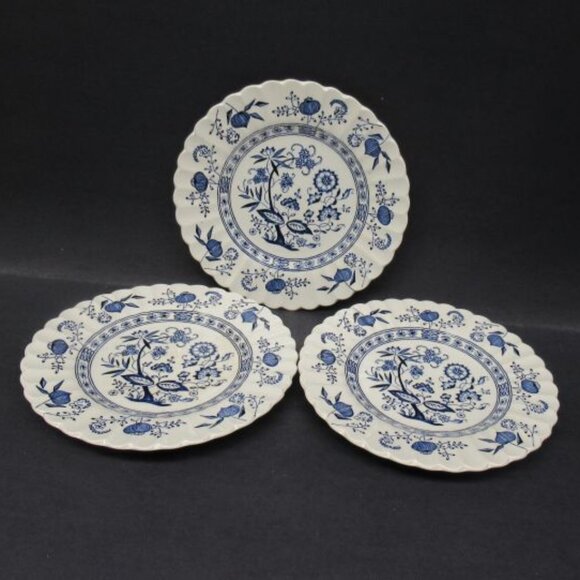 3 - J. G. Meakin England China BLUE NORDIC 6 7/8 Bread and Butter Dessert Plates - Picture 1 of 4